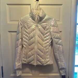Blanc Noir Iridescent Women's down Jacket worn once. Size xs.